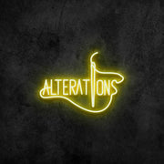 Alterations Neon Sign