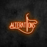 Alterations Neon Sign