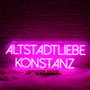 Altstadtliebe Konstanz Pink Neon Sign