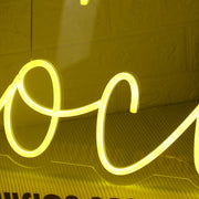 Ama Cocina Yellow Neon Sign