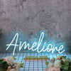 Amelione Blue Neon Sign