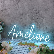 Amelione Blue Neon Sign