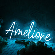 Amelione Blue Neon Sign