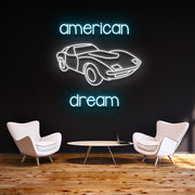 American Dream Car Neon Sign