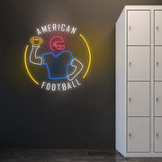 American Football Neon Sign