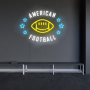 American Football Neon Sign