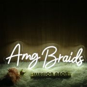 Amg Braids Neon Sign