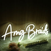 Amg Braids Neon Sign