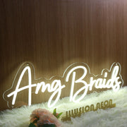 Amg Braids Neon Sign