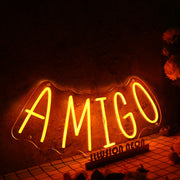 Amigo Orange Neon Sign