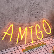 Amigo Orange Neon Sign