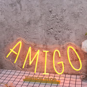 Amigo Orange Neon Sign