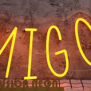 Amigo Orange Neon Sign