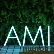 Amire Blue Neon Sign