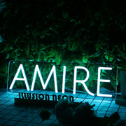 Amire Blue Neon Sign