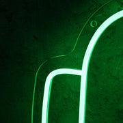 Among Us SUS Green Neon Sign