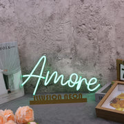 Amore Green Neon Sign