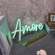 Amore Green Neon Sign