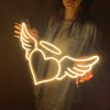 Angel Heart Neon Sign