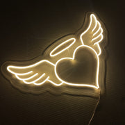 Angel Heart Neon Sign