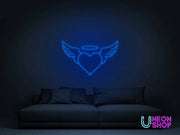 Angel Heart Neon Sign