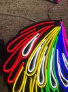 Angel Wings Colorful Neon Sign