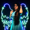 Angel Wings Colorful Neon Sign