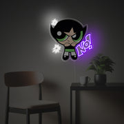 Angry Buttercup LED Neon Acrylic Artwork