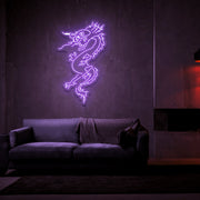 Angry Dragon Neon Sign