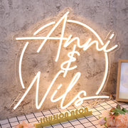 Anni And Nils Neon Sign