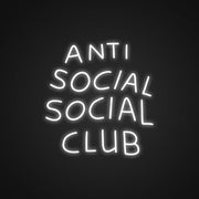 Anti Social Social Club Neon Sign