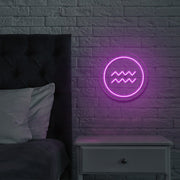 Aquarius Neon Sign