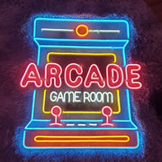 Arcade Game Room Neon Sign