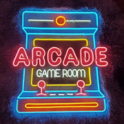 Arcade Game Room Neon Sign