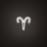 Aries Zodiac Neon Sign