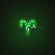 Aries Zodiac Neon Sign