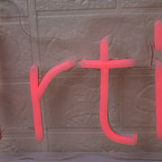 Artists Red Neon Sign