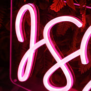 Asaenks Red Neon Sign