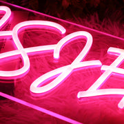 Asaenks Red Neon Sign