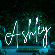 Ashley Blue LED Neon Sign