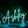 Ashley Blue LED Neon Sign