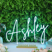 Ashley Blue LED Neon Sign