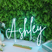 Ashley Blue LED Neon Sign