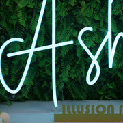 Ashley Blue LED Neon Sign