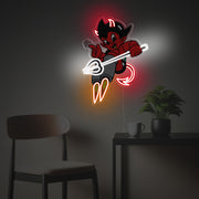 Astro Boy Version Of The Devil LED Neon Acrylic Artwork