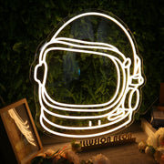 Astronaut Helmet Custom Neon Sign