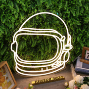 Astronaut Helmet Custom Neon Sign