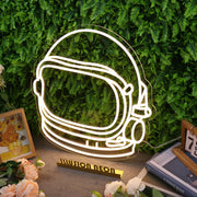 Astronaut Helmet Custom Neon Sign