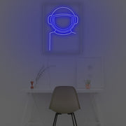 Astronauts Square Neon Sign