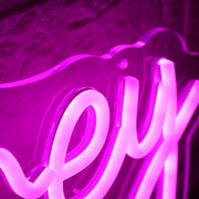 Aubrey Pink Neon Sign